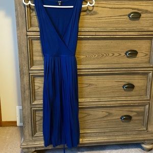 Rich blue dress perfect for a summer celebration.